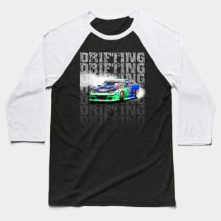 Drifting Drift Car Design Baseball T-Shirt